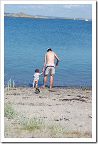 Here we are on our way into the water