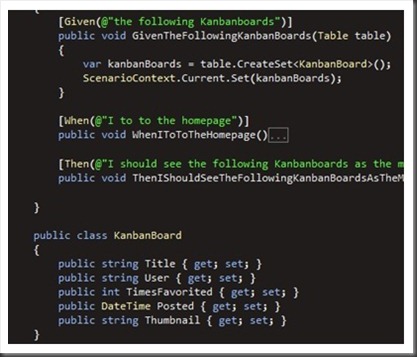 Turning SpecFlow table into a list of KanbanBoards