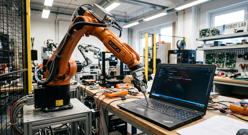 AI robots writing code