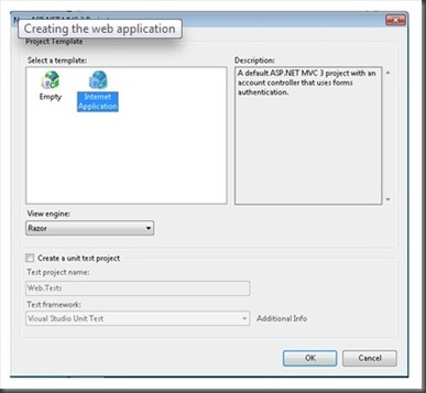 creating web project