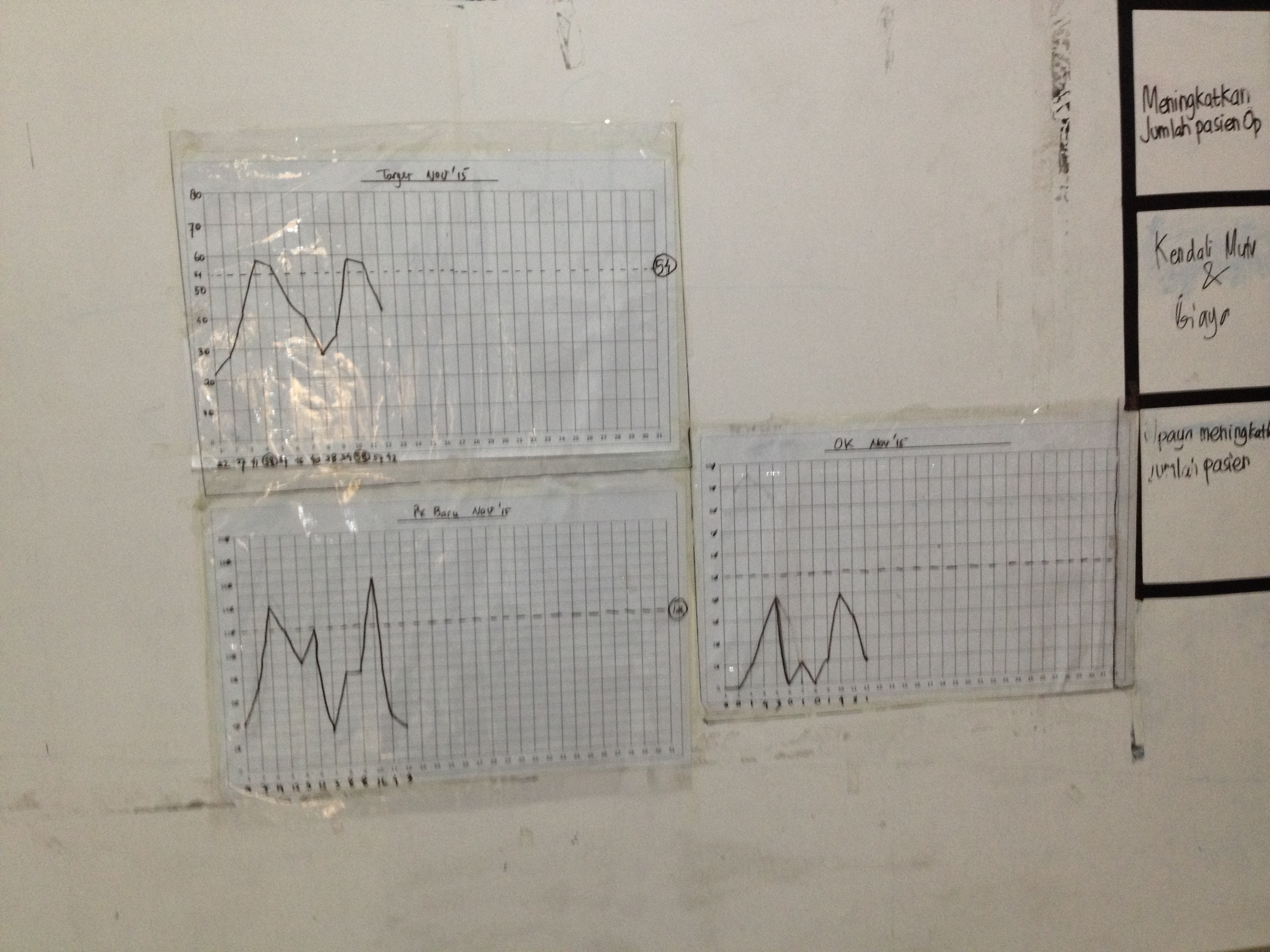 Our graphs for above mentioned values